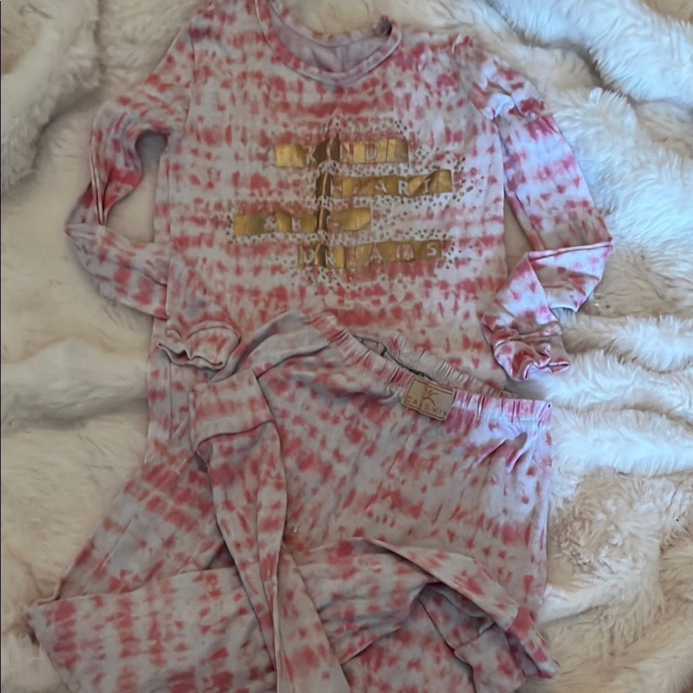 Danskin Kids Pajama Set - Pink Tie-Dye